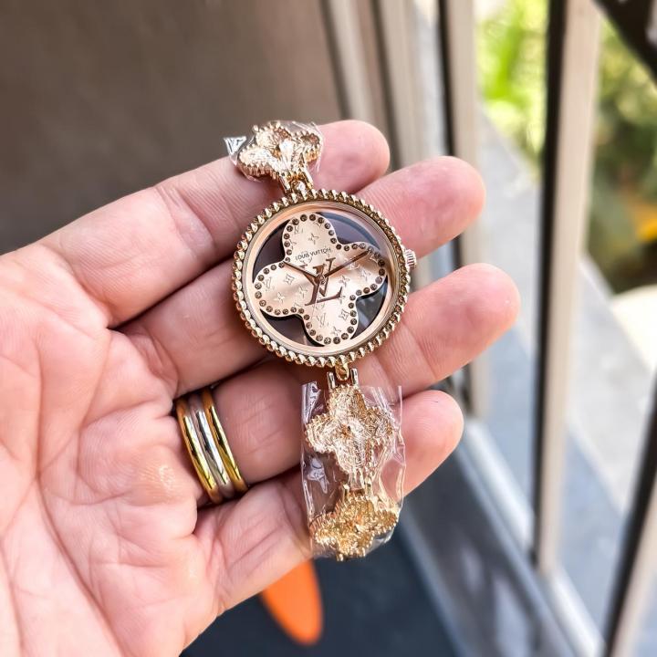 Loui_s Vuitton ladies watch Rose Gold dail
