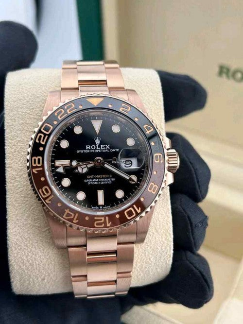 Rolex_gmt master 2 ceramic bezel ROSE BLACK DAIL