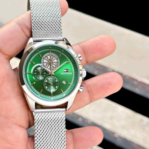 Tommy_ Hilfiger Stewart silver Green