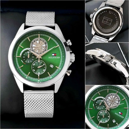 Tommy_ Hilfiger Stewart silver Green