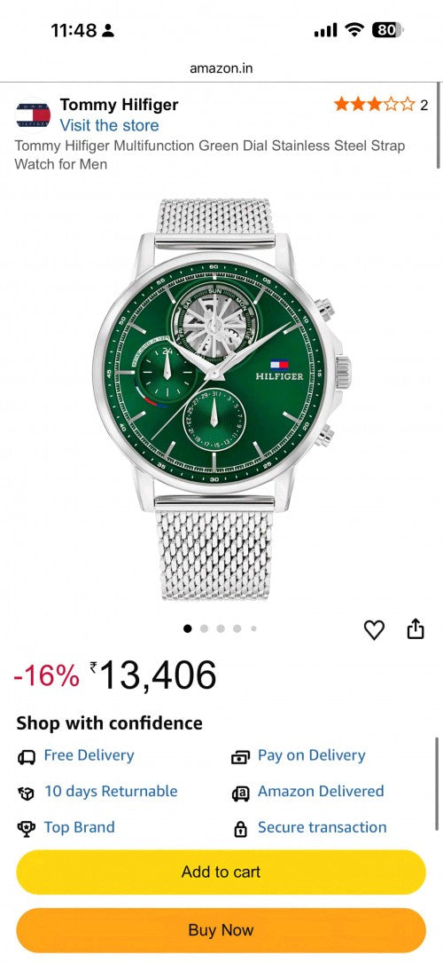 Tommy_ Hilfiger Stewart silver Green