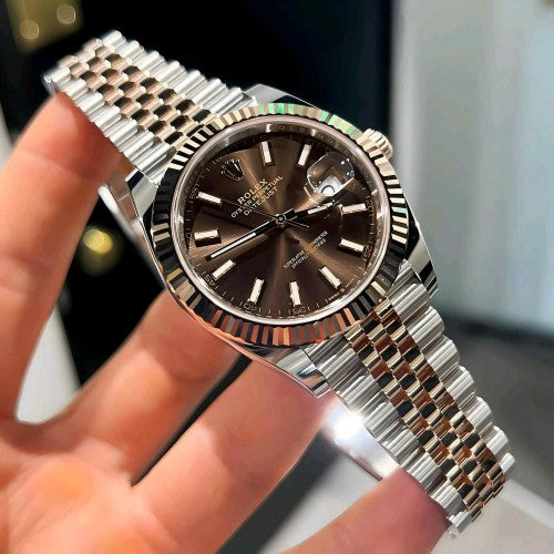 Rolex_ DateJust Chocolate brown