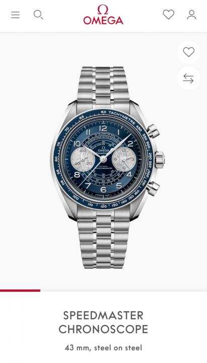 Omeg_a Speedmaster 57 Co-Axil Chronoscope