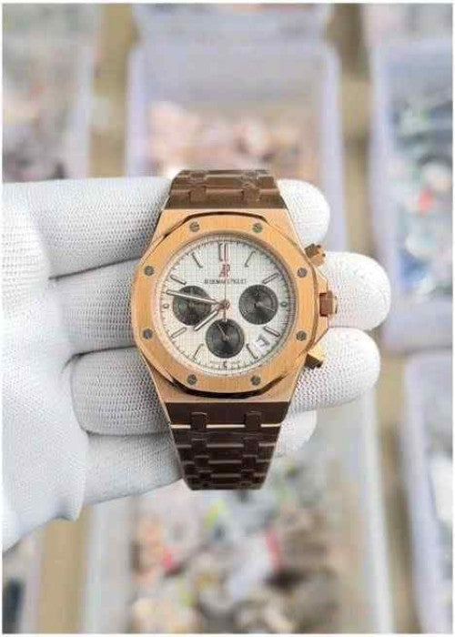 AUDEMARS_PIGUET_ ROYAL OAK CHRONOGRAPH ROSE GOLD WHITE