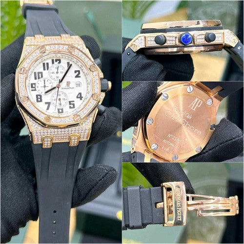 AUDEMARS_PIGUET_ ROYAL OAK OFFSHORE FULL DIAMOND STUDDED