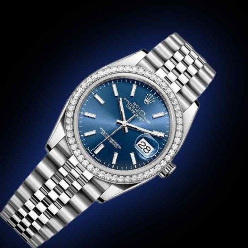 rolex_date just diamond silver blue