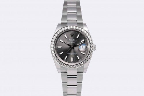 rolex_date just diamond silver grey