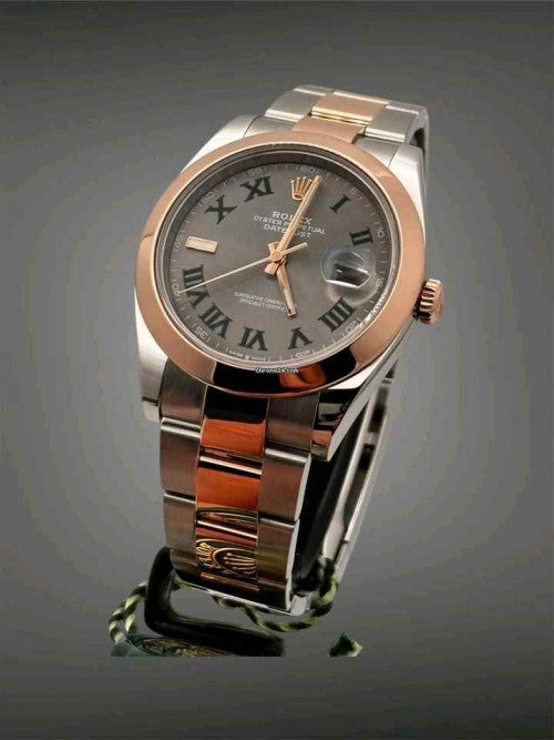 rolex_date just roman to tone rose