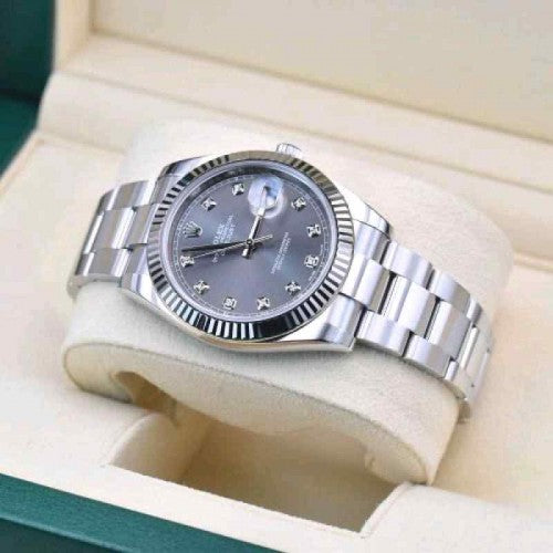 rolex_date just SILVER GREY