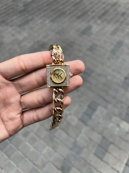 Michael kor s Chain Lock Women s Full Gold