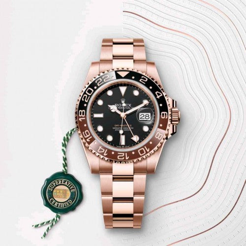 Rolex_gmt master 2 ceramic bezel ROSE BLACK DAIL