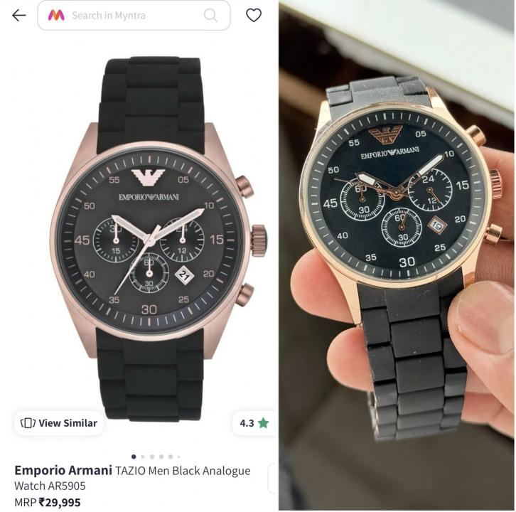 Emporio Arman i Fiber Chronograph (All Working)