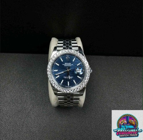 rolex_date just diamond silver blue
