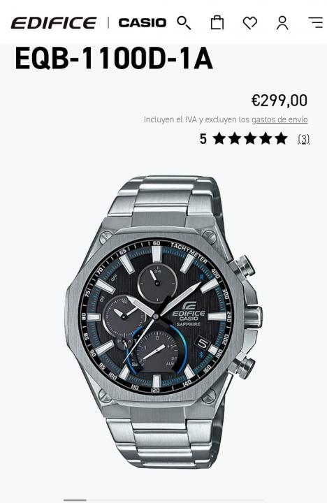 Casio Edifice Eqb-1100 D Japan