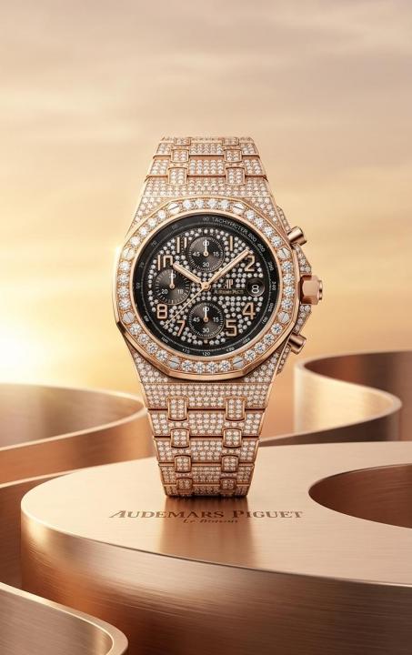 Audemars_piguet royal Oak TachyMeter Iced Out