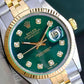 rolex_date just to tone green