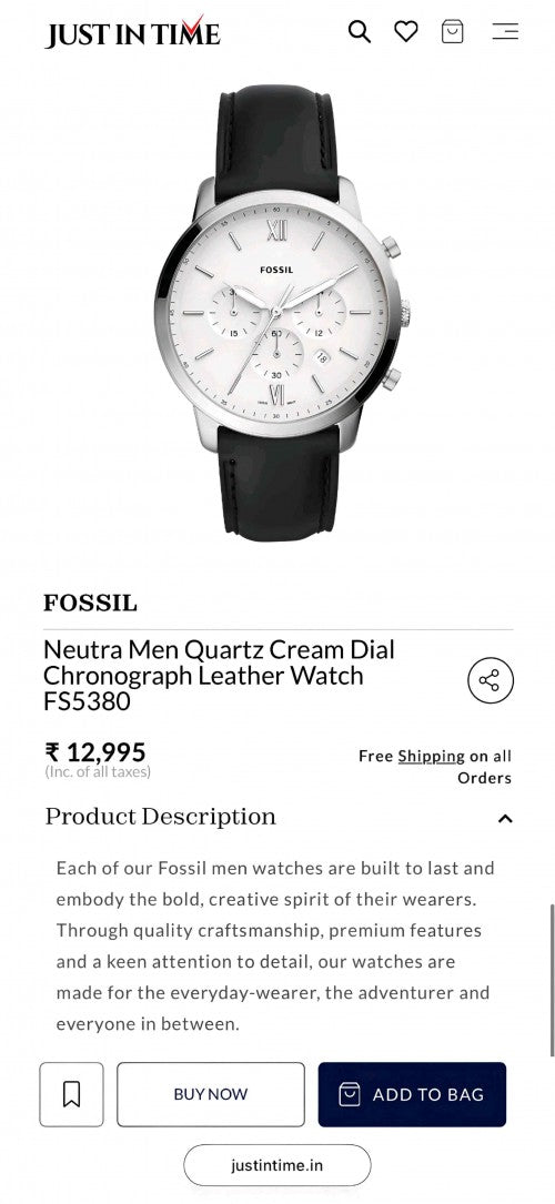 FOSSIL_ NEUTRA CHRONOGRAPH SERIES